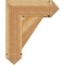 Ekena Millwork Traditional Arts and Crafts Rough Sawn Bracket w/ Offset Brace, Western Red Cedar, 8"W x 20"D x 24"H BKT0806X20X24TRA03RWR - alternate 4